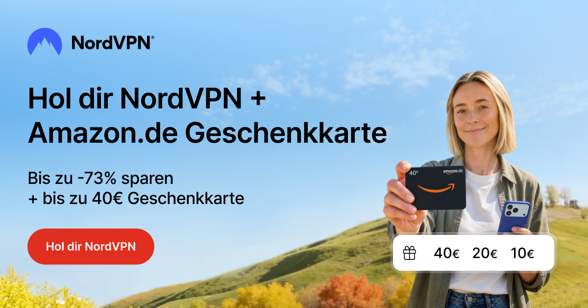 Nord VPN + Amazon Geschenkkarte